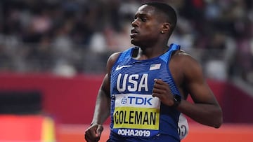 Coleman se pone a otro nivel en semifinales de 100 con 9.88