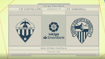 Resumen y goles del Castellón vs. Sabadell de la Liga Smartbank