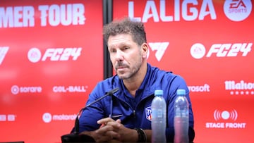 Diego Pablo Simeone, entrenador del Atlético.