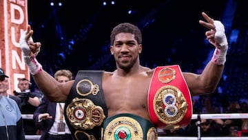 World heavyweight champion Anthony Joshua in FIFA 21