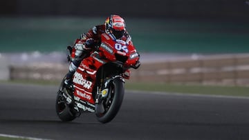 MotoGP - Qatar Grand Prix - Losail International Circuit, Lusail, Qatar - March 10, 2019 Mission Winnow Ducati's Andrea Dovizioso during the race REUTERS/Ibraheem Al Omari