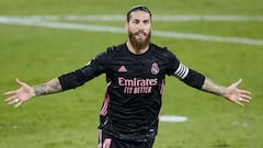 Real Madrid's Sergio Ramos responds to VAR decisions