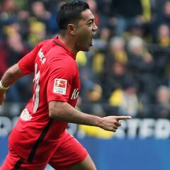 Marco Fabián anotó el gol mexicano número 39 en la Bundesliga