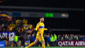 during the round one first leg match between Vancouver Whitecaps and Tigres UANL as part of the CONCACAF Champions Cup 2024 at Starlight Stadium, on February 07, 2024 in Lang Ford, Columbia Britanica, Canada.