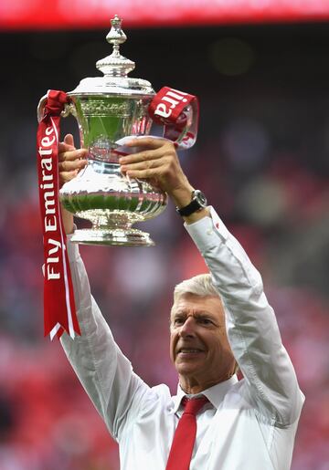 2017. Campeón de la The Emirates FA Cup frente al Chelsea.