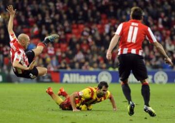 Athletic de Bilbao-Barcelona. Toquero y Montoya.