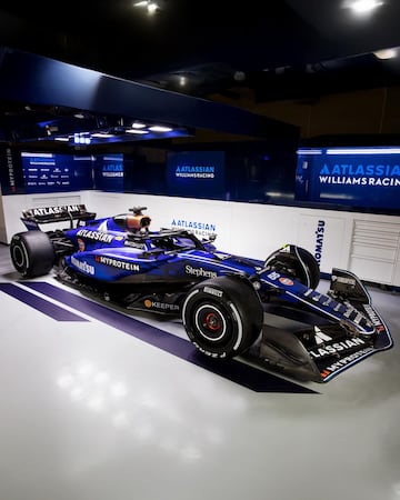 Vista general del nuevo coche Williams para el mundial de 2025.