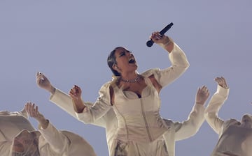 Iolanda con la canción "Grito".