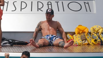 Messi busca 'inspiration' en las aguas de Ibiza