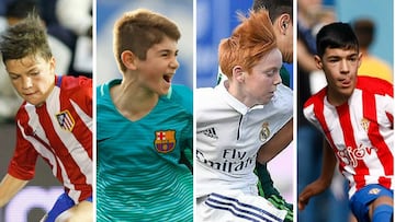 Sporting de Gijón-Atlético de Madrid y FC Barcelona-Real Madrid, partidos de semifinales del XXI torneo LaLiga Promises Tenerife de fútbol infantil.