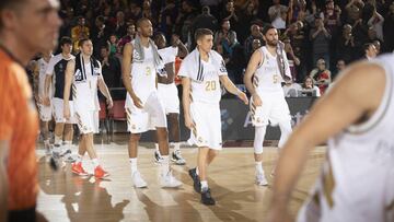 El Madrid, tras perder en la pista del Bar&ccedil;a el pasado 29 de diciembre.