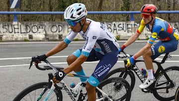 Santiago Buitrago se muestra en la etapa 5 y pasa a ser el mejor colombiano en la Vuelta al País Vasco.