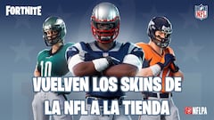 Fortnite: vuelven a la tienda los skins de la NFL por la Superbowl