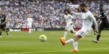 Benzema marca el gol del partido con asistencia de Isco.