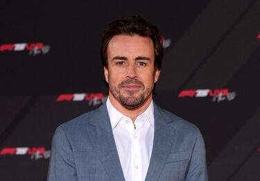 El piloto español de Aston Martin, Fernando Alonso.