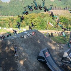 Bienve plancha un inédito Frontflip Cliffhanger