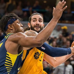 El buen partido de Ricky no evita el descalabro de los Jazz en Indy