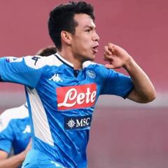 'Chucky' Lozano se luce con un golazo en el entrenamiento del Napoli