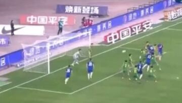 Revive la asistencia y el gol de Giovanni Moreno en China