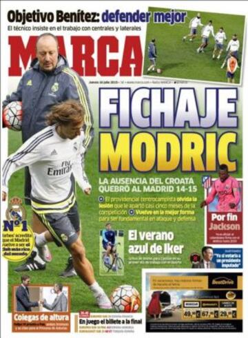 Portadas de la prensa deportiva