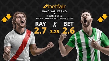 Rayo Vallecano vs. Real Betis: horario, dónde ver, pronósticos y clasificación