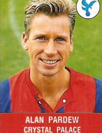 Alan Pardew, técnico de Crystal Palace, en una imagen cuando jugaba en ese mismo equipo, entre 1987 y 1991.