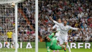 Ramos celebra un gol ante el Athletic