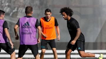 Marcelo se incorporó a los entrenamientos del equipo