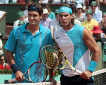 El 10 de junio de 2007 se enfrentan por tercera vez en la final de un Grand Slam. Nadal venció a Federer por 6-3, 4-6, 6-3 y 6-4 