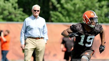 Corey Coleman llega “rellenito” a los entrenamientos