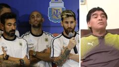 Maradona, contra las mujeres de los jugadores de Argentina