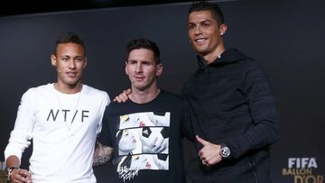 Neymar: "Cristiano es un monstruo y Messi, mi ídolo"