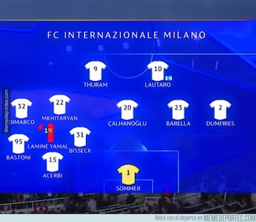 Los mejores memes de la eliminatoria de infarto entre el Inter y el Barcelona