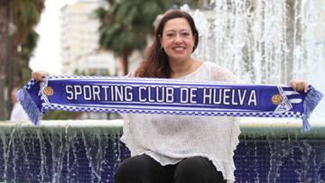 Manuela Romero, presidenta del Sporting de Huelva. 