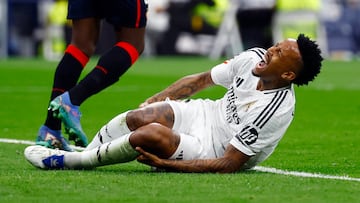 Militao será operado este martes de la rotura de ligamento cruzado