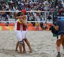 El triunfo del voley playa español en imágenes