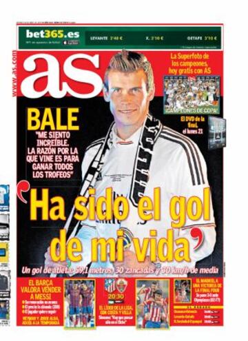 Las portadas de AS de abril