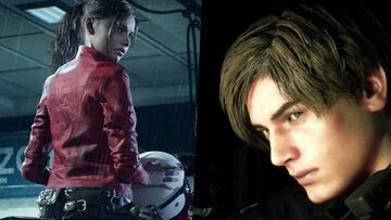 Los dos protagonista de Resident Evil 2 Remake, Claire y Leon. 