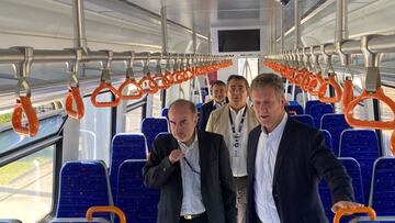 EFE presenta los dos nuevos trenes que llegan a Chile: una inversión histórica que supera los US$3.000 millones