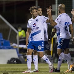 El Tenerife solo marca en las segundas partes