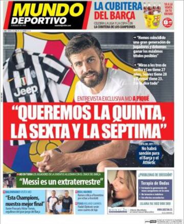 Portadas de la prensa deportiva