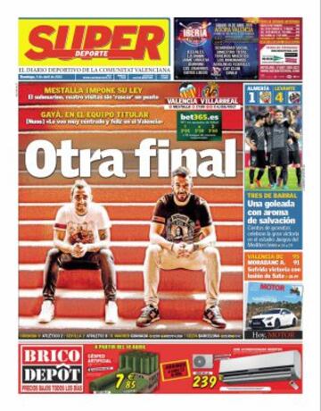 Portadas de la prensa deportiva