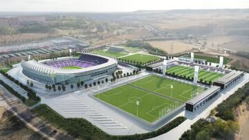 Proyecto de la ciudad deportiva del Real Valladolid.