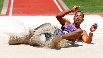 El estadounidense Christian Taylor, l&iacute;der mundial de triple salto. 