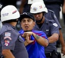 Los graves incidentes de los hinchas de la U en el Arena Corinthians