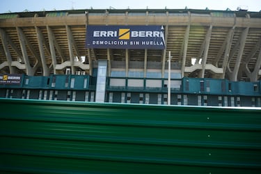 Imágenes de las obras del estadio del Real Betis, Benito Villamarín.