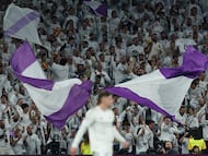 Soccer Football - UEFA Champions League - Round of 16 - First Leg - Real Madrid v Manchester City - Santiago Bernabeu, Madrid, Spain - March 11, 2026 Real Madrid fans in the stands REUTERS/Violeta Santos Moura