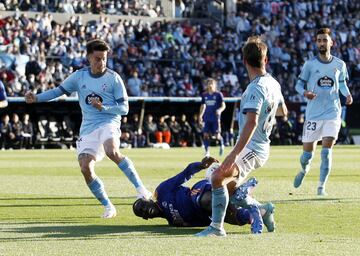 Jugada del tercer penalti pitado a favor del Real Madrid entre Kevin y Mendy. 