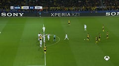 Amarilla a Modric por medir la distancia de la barrera