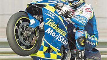 <b>EL LÍDER</b>. Sete Gibernau llegó anoche a Italia como líder de MotoGP gracias a dos victorias consecutivas.